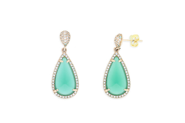 Ohrhänger • 333 Gold • Zirkonia • Quarz