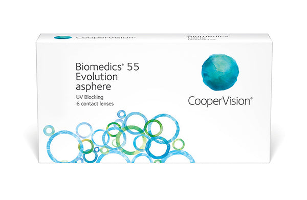 CooperVision Biomedics 55 Evolution Monatslinse • Sphärisch 6 St.