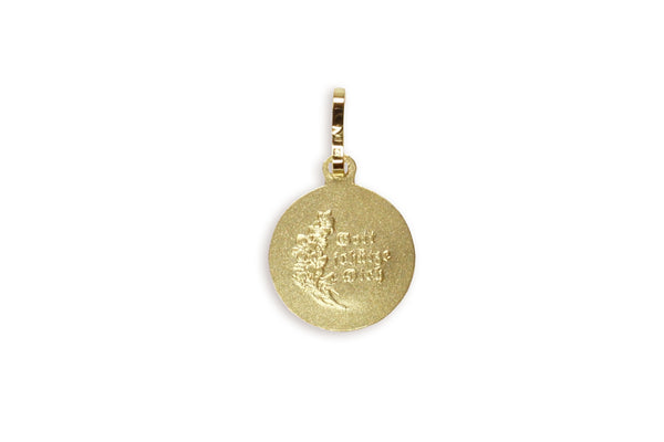 Schutzengel  Anhänger mit Inschrift • 333 Gold