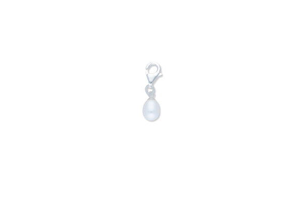 Anhänger 925 Silber Süßwasserperle Charm