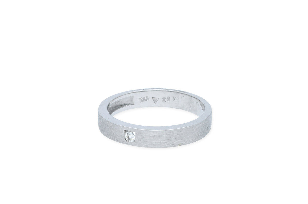 Ring • 585 Weißgold • Brillant