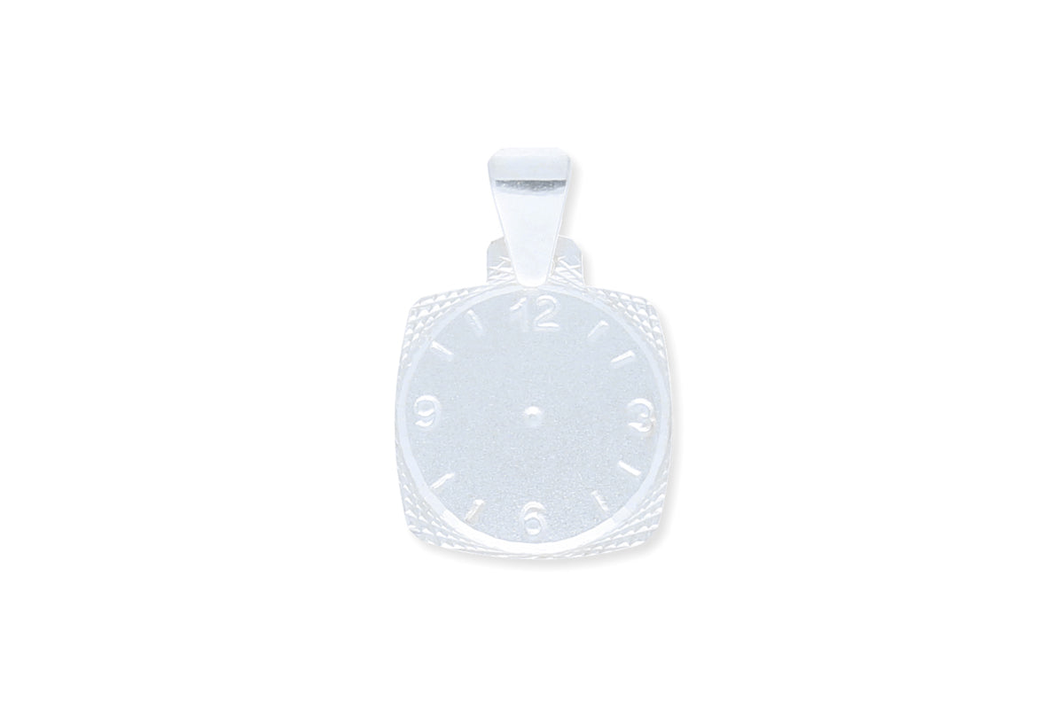 935 Silber Anhänger Taufuhr quadratisch