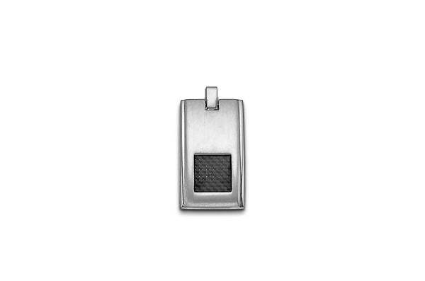 Anhänger Herren • Edelstahl • Carbon