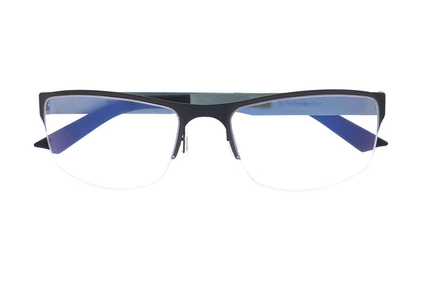 Grafix Brille John 03 mit gebogenen Gläsern • Titan