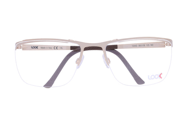 Sportlich gebogene LOOK Brille 10443 M2