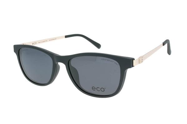 ECO Brille Isere BLK mit Magnet-Sonnenclip