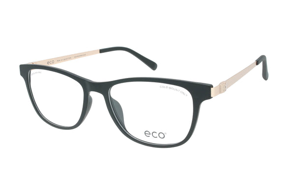 ECO Brille Isere BLK mit Magnet-Sonnenclip