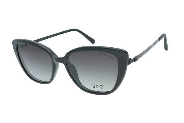 ECO Brille Gila BLK mit Magnet-Sonnenclip