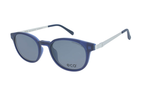 ECO Brille Glomma LBLU mit Magnet-Sonnenclip