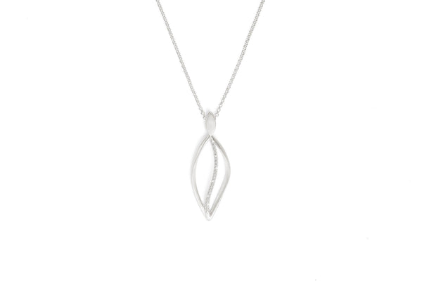 Bernd Wolf 925er Silber-Collier Swingo - Zirkonia