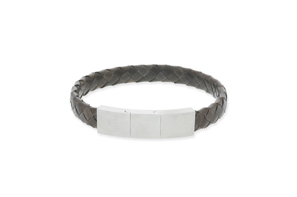 Frank 1967 Herrenarmband • Leder •  Edelstahl • 7FB-0324