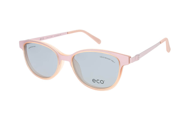 ECO Brille Volga 2 PNK mit Magnet-Sonnenclip