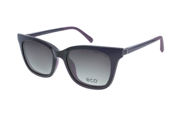ECO Brille Willow DPUR mit Magnet-Sonnenclip