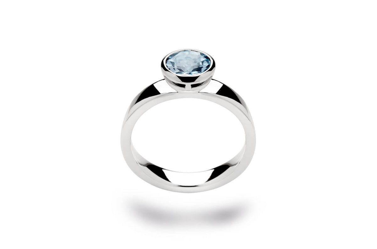 Bastian inverun Ring • Blautopas • Silber 925 rhodiniert • 21181.53