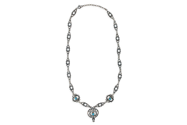 Trachten Collier • 925 Silber • Türkis · Bild 2