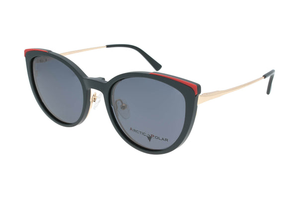Arctic Polar Metall-Brille B23111 C1 mit polarisiertem Magnet Sonnenclip