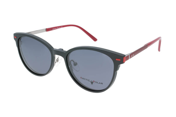 Arctic Polar Metall-Brille T3521 C4 mit polarisiertem Magnet Sonnenclip