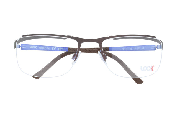 Sportlich gebogene LOOK Brille 10442 M6