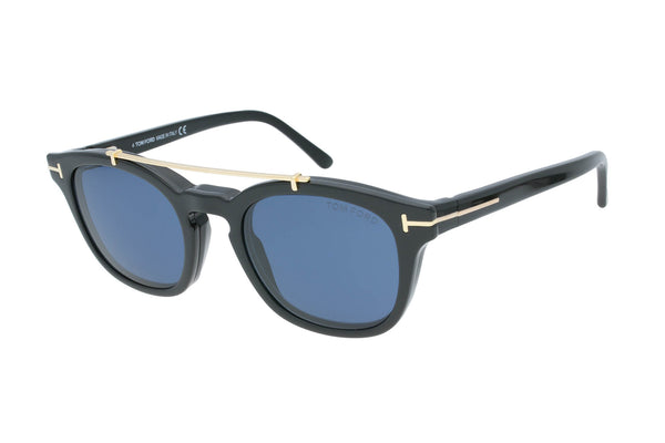 Tom Ford Brille TF5532-B 01V mit Magnet Sonnenclip
