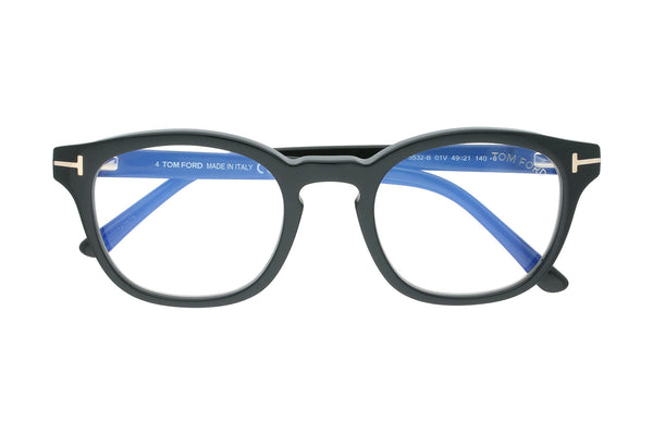 Tom Ford Brille TF5532-B 01V mit Magnet Sonnenclip