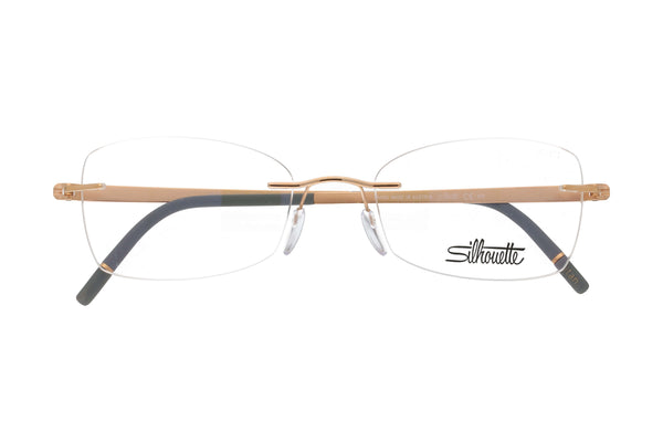 Silhouette Randlos Titan Brille Momentum 5529 HC 6520