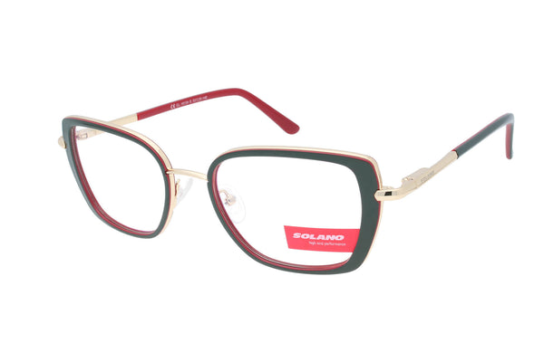 Spar-Set: Solano Brille CL10134 E mit ZWEI polarisierten Magnet Sonnenclips