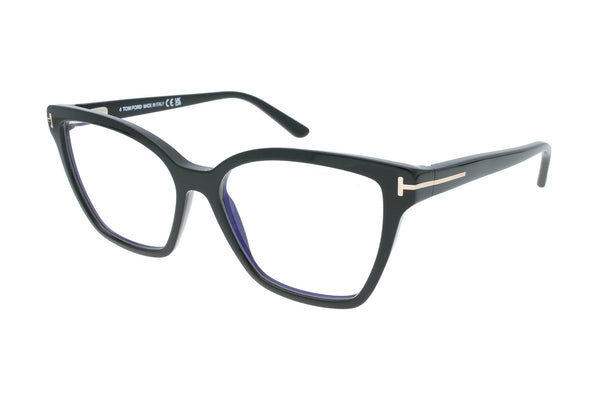 Tom Ford Brille TF5641-B 001 mit ZWEI Magnet Sonnenclips
