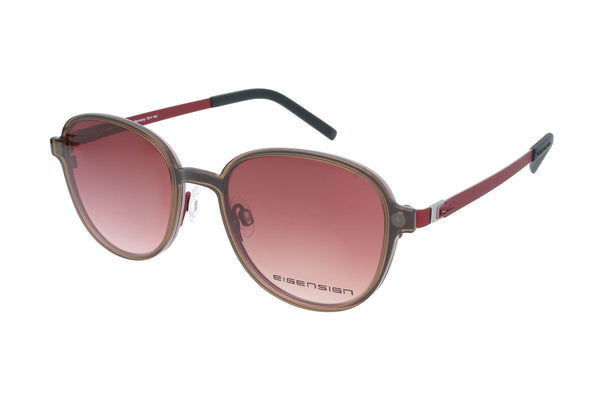 EIGENSIGN Brille 5225 C2 mit Magnet-Sonnenclip · Rot · Bild 3