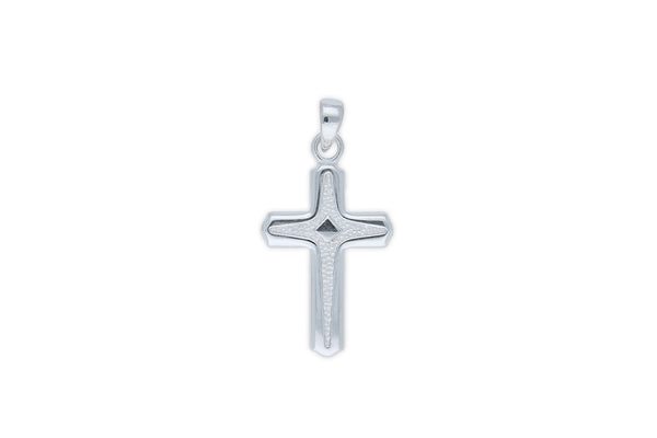 Kreuz Anhänger • 925 Silber rhodiniert
