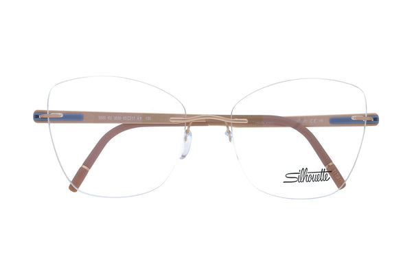 Silhouette Randlos Titan Brille • BLEND 5555 KU 3530