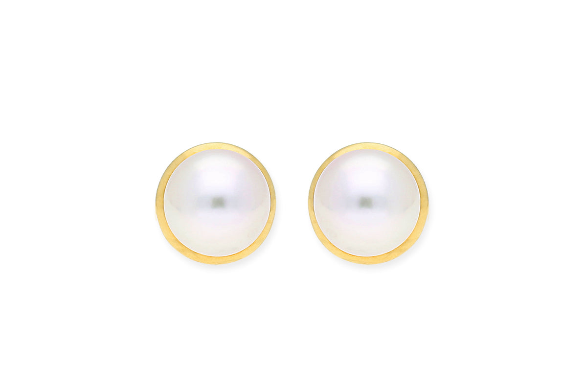 Ohrstecker • 750 Gold • Perle