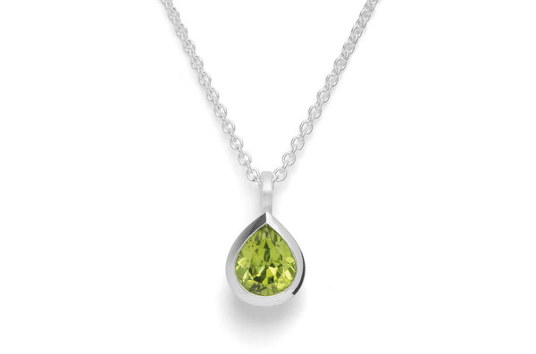 Bastian inverun Anhänger Pear Cut Peridot • 33601
