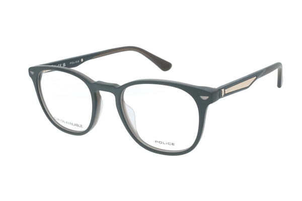 Police Brille mit polarisiertem Magnet Sonnenclip • GROOVE 2 VPLF02 06BL