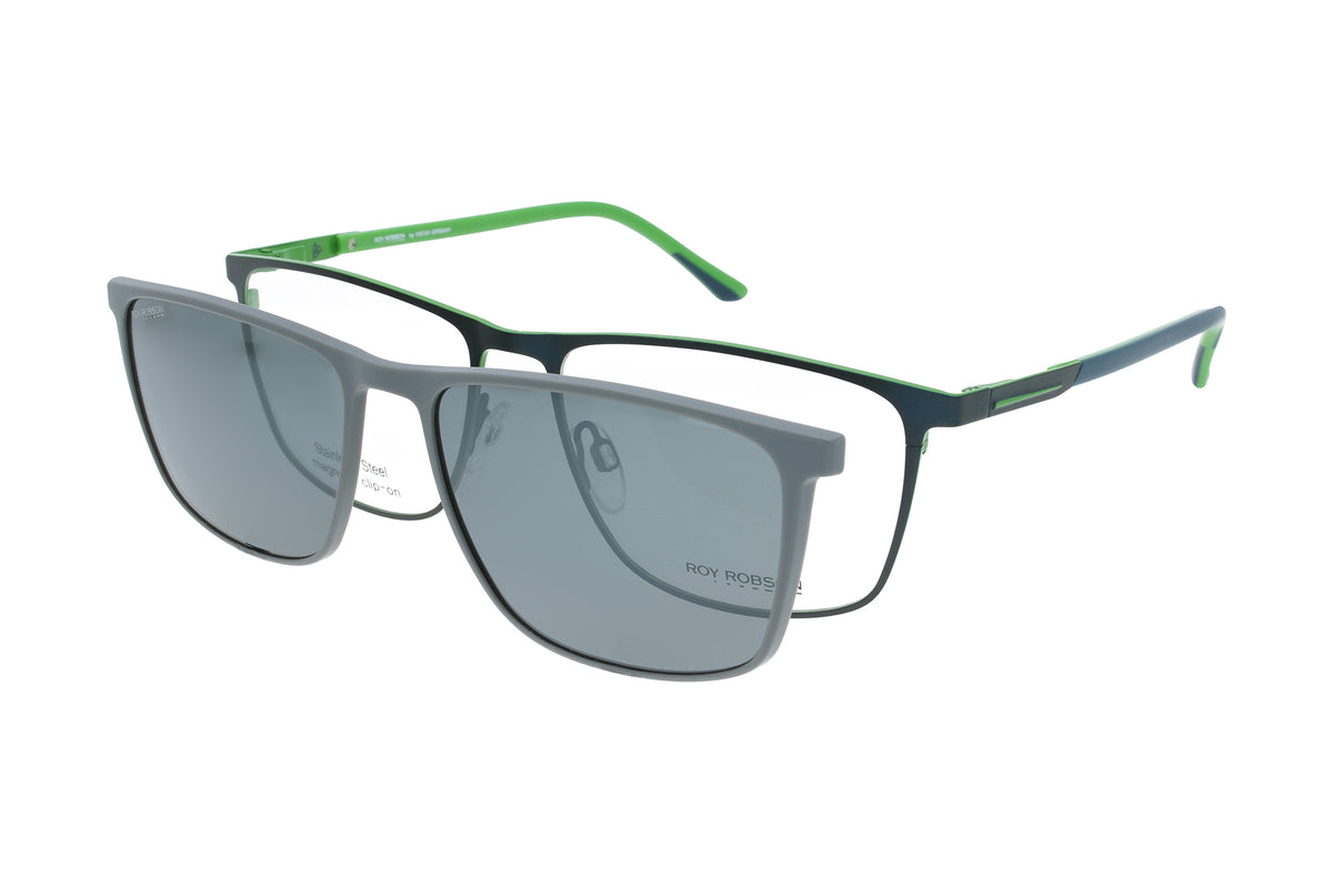Roy Robson Brille mit polarisiertem Magnet Sonnenclip • 10077-1