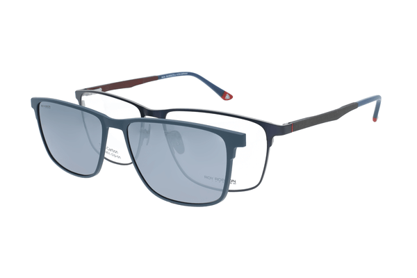 Roy Robson Brille mit polarisiertem Magnet Sonnenclip • 40101-1 · Blau