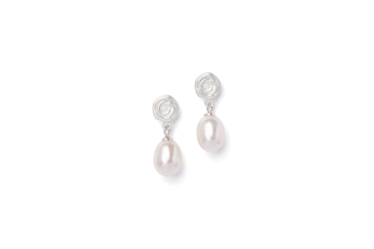 Bernd Wolf Ohrhänger Rosalina • 925 Silber • Perle