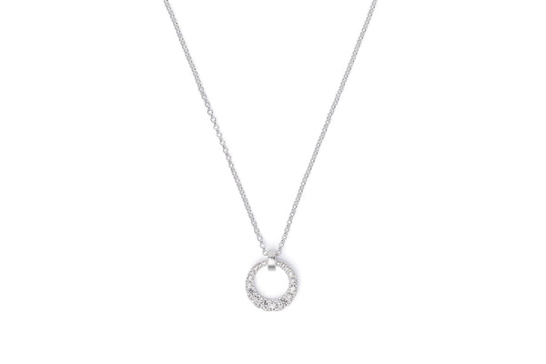 Bernd Wolf Collier Croissant • 925er Silber • Zirkonia