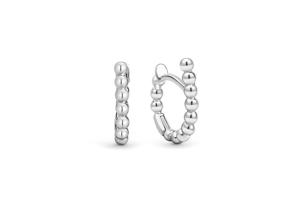 Klappcreolen Kugeln • 925 Silber