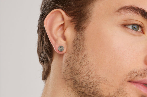 Men Single Ohrstecker • 925 Silber