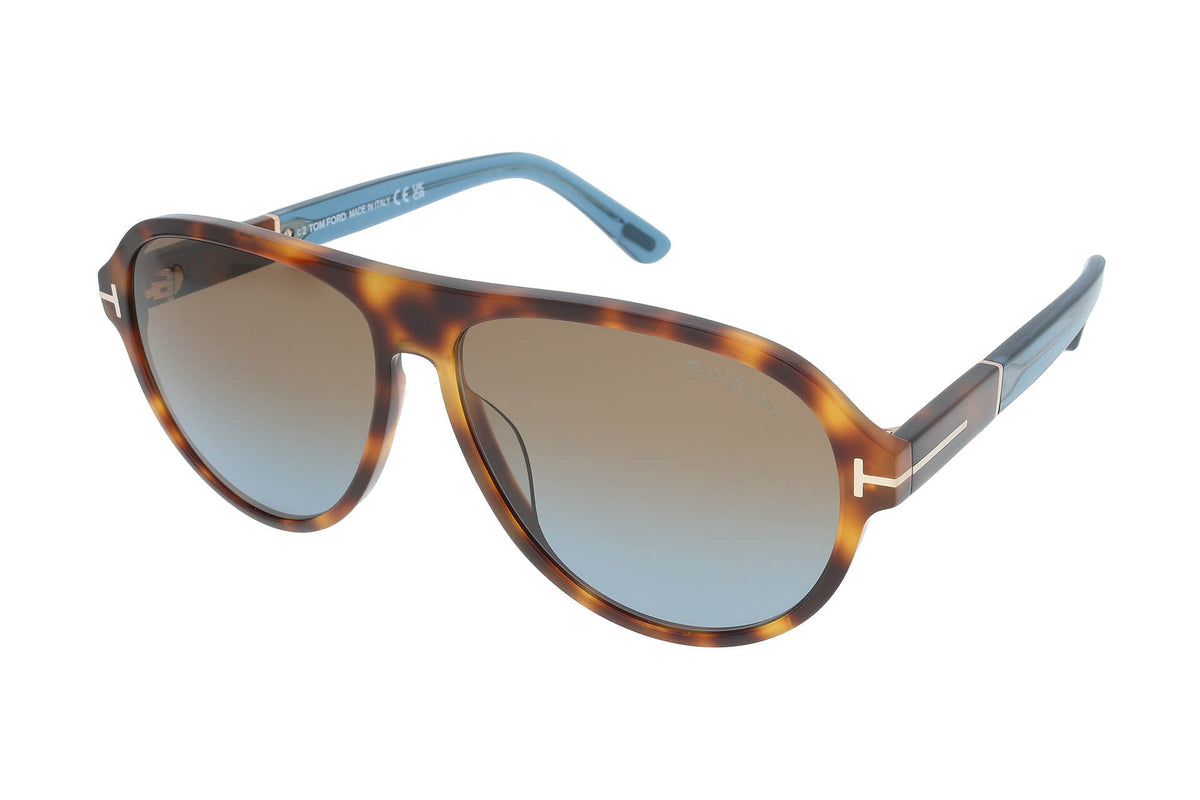 Tom Ford Sonnenbrille Quincy TF1080 53F · Braun
