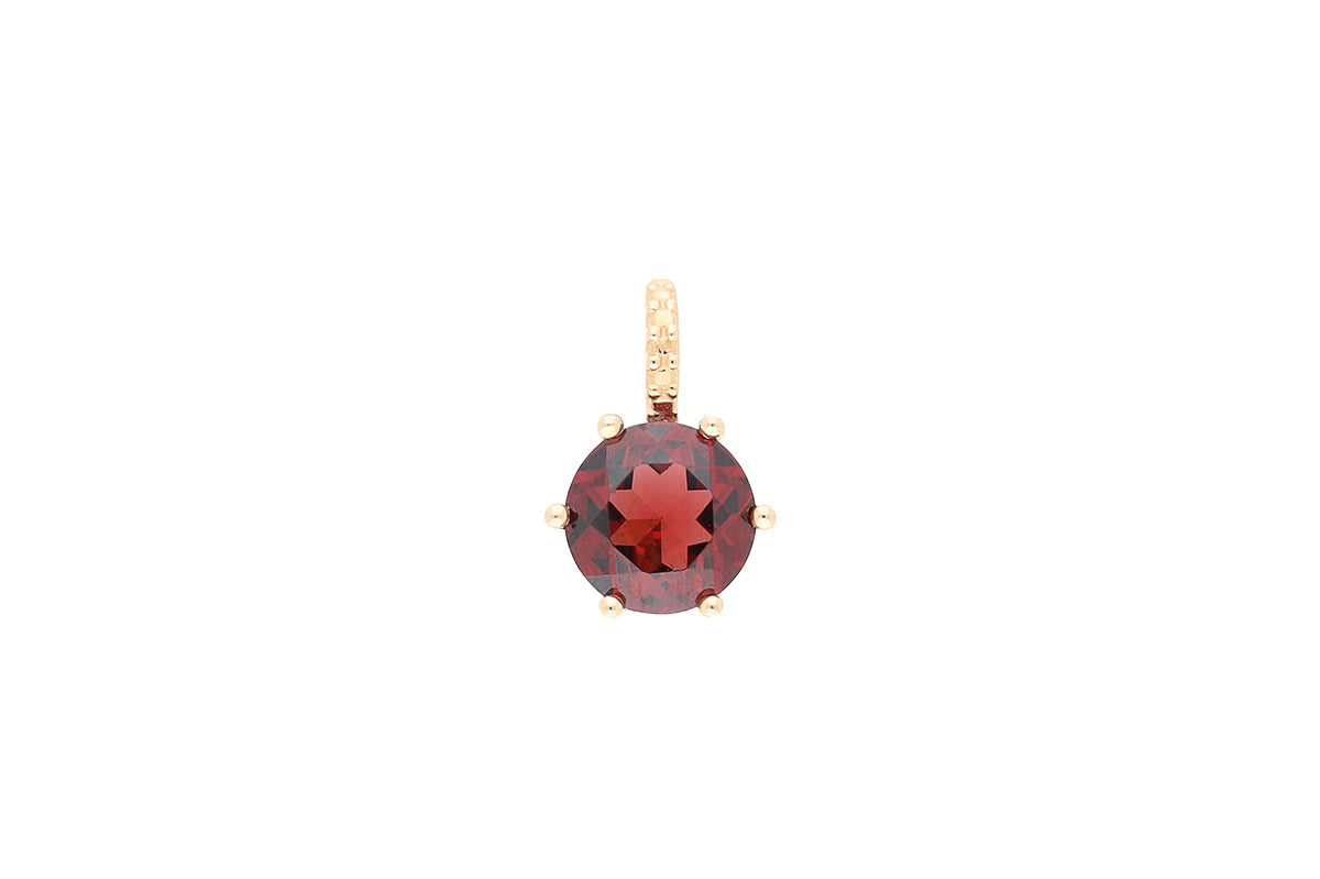 Palido Anhänger • 585 Rotgold • Granat
