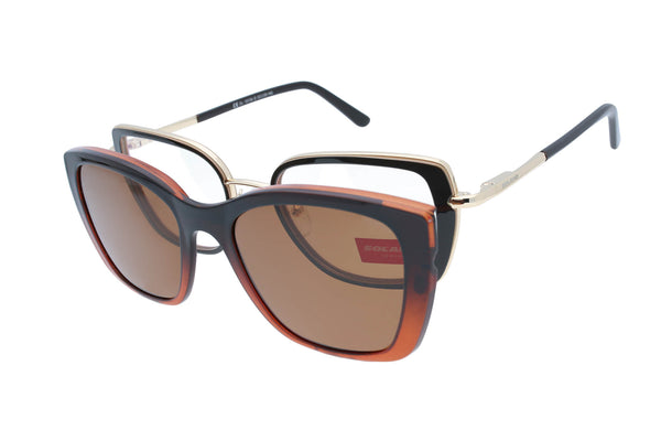 Spar-Set: Solano Brille 10134 D mit ZWEI polarisierten Magnet Sonnenclips