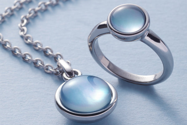 Leonardo Halskette 45 Bea grey blue • 024357