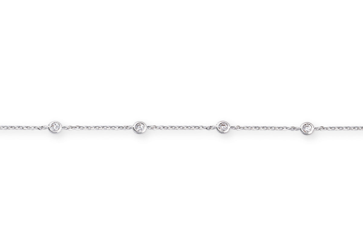 Palido Armband • 585 Weißgold • Zirkonia