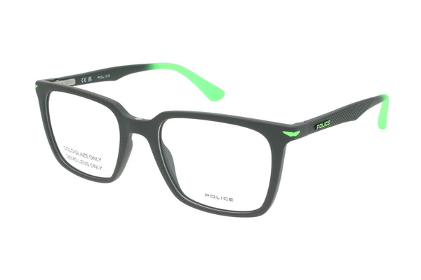 Police Brille CHAMP JR1 UK136 B81P mit Magnet-Sonnenclip