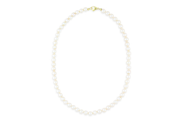 Zuchtperlenkette • 925 Silber vergoldet