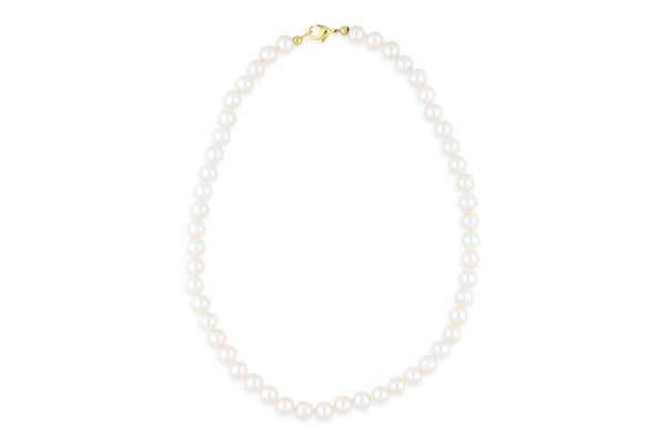 Zuchtperlenkette • 925 Silber vergoldet