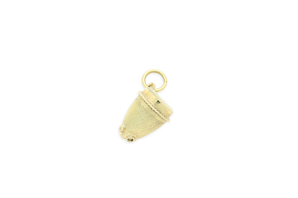 Anhänger Trommel • 585 Gold • Perlmutt