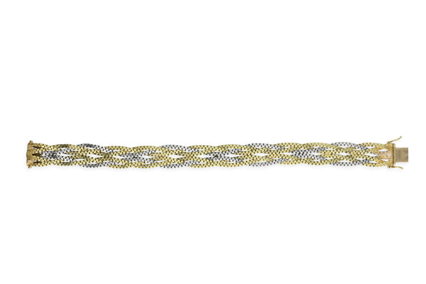 Armband • 585 Weiß- und Gelbgold