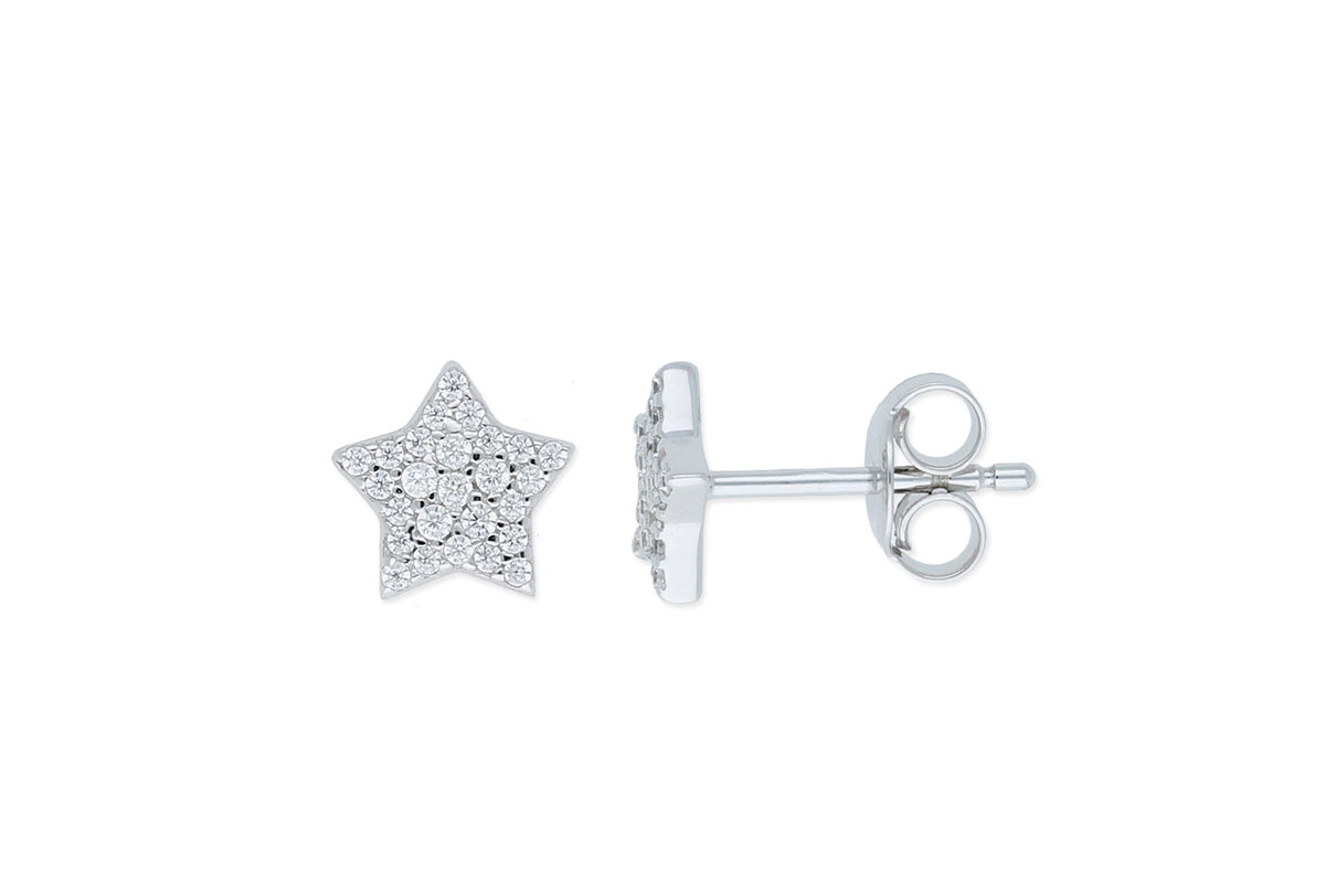 Kinder Ohrstecker Stern • 925 Silber